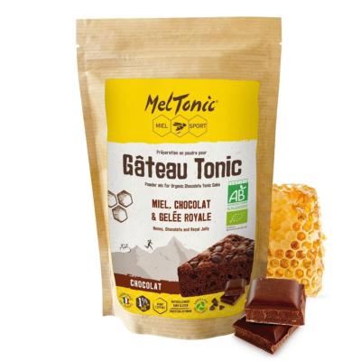 Meltonic - Gâteau énergétique Bio - Chocolat, Miel & Gelée Royale