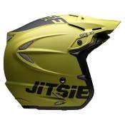 Jitsie - Casque Trial HT2 Solid kaki/noir S
