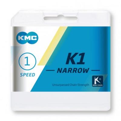 KMC-Chaîne K1 NARROW-Silver-100m-1/2"x3/32"
