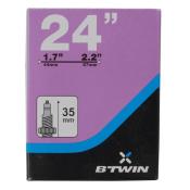 BTWIN - Chambre à air 24" 1,7 à 2,2 valve Presta
