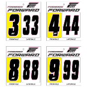 Forward - Numéro de plaque x3