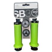 SB3 - Paire de grips Chula Lock-on vert 115 mm