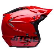 Jitsie - Casque Trial HT2 Solid rouge/noir M
